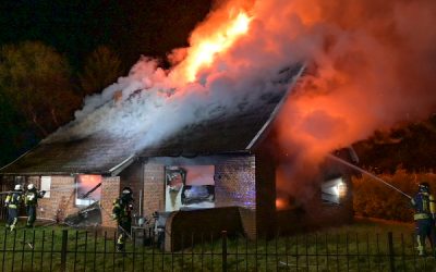 Wohngebäudebrand in Wymeer