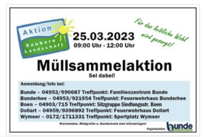 Müllsammelaktion