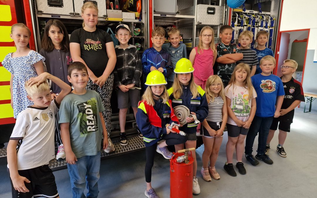 Klasse 3 der Grundschule Wymeer zu besuch