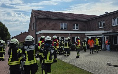Großübung beim „Lebenshuus“ in Bunde